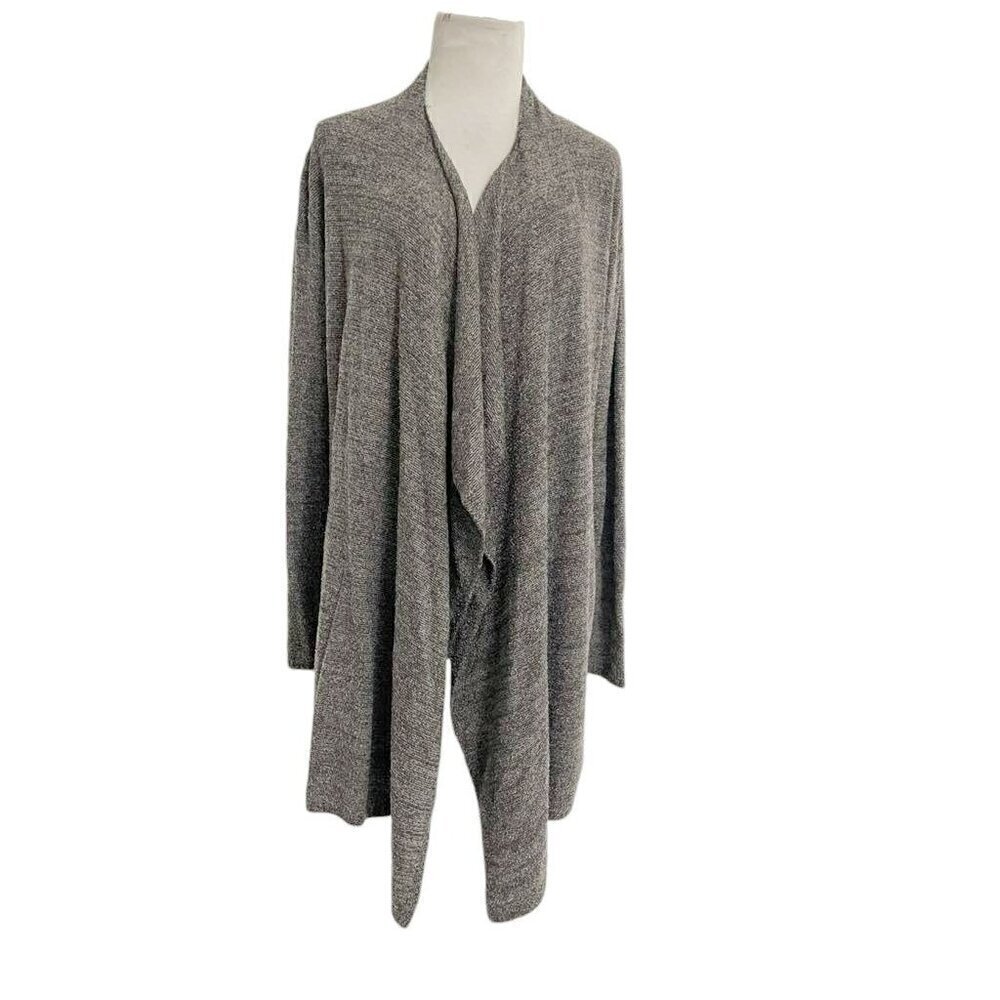 Barefoot Dreams Size S M Sweater Cardigan Waterfall Open Front Soft Cozy